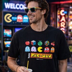 Pac-Man Rubik’s Cube Popculture Games T-Shirt